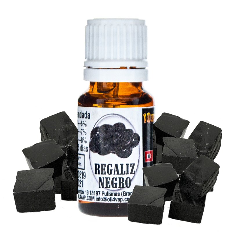 Aroma Regaliz Negro 10ml - Oil4Vap