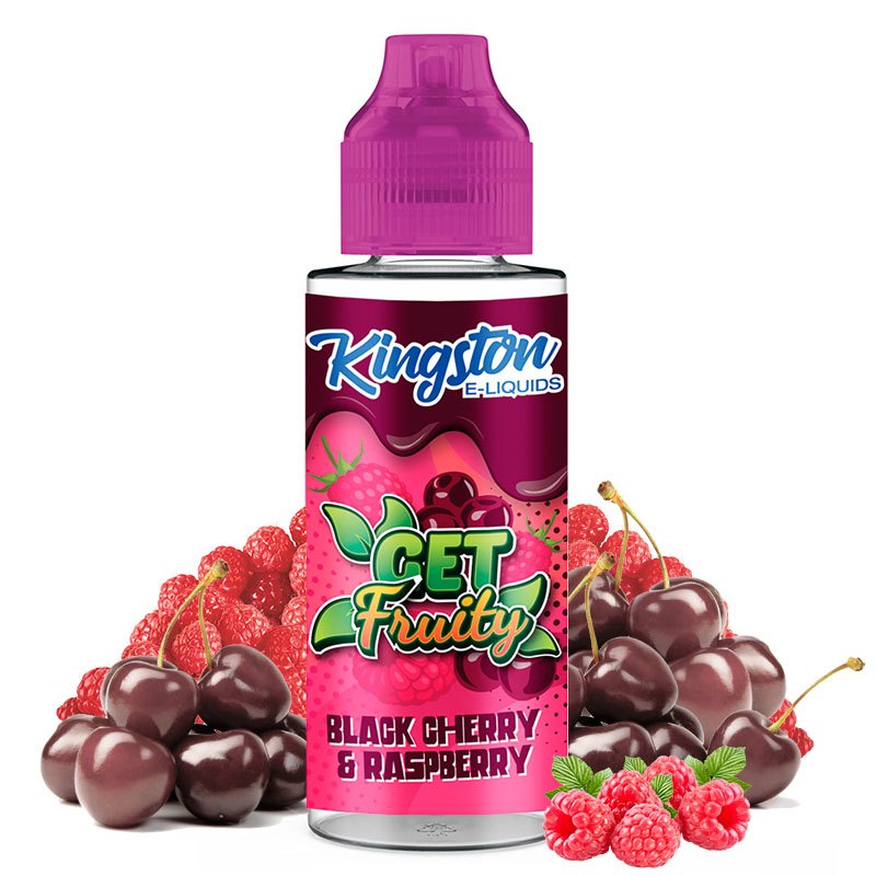 kingston e-liquids black cherry & raspberry