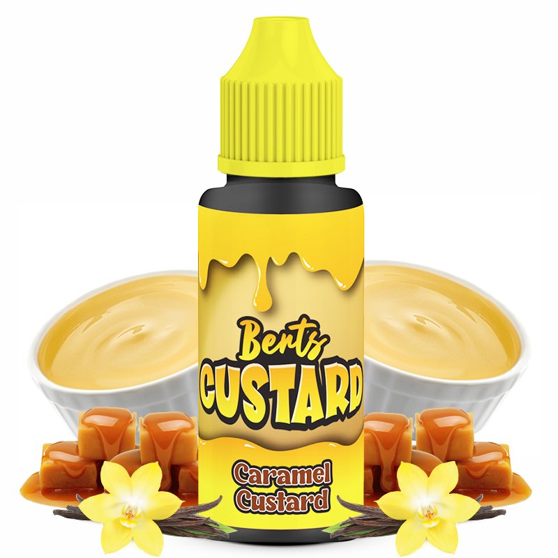 kingston e-liquids caramel custard