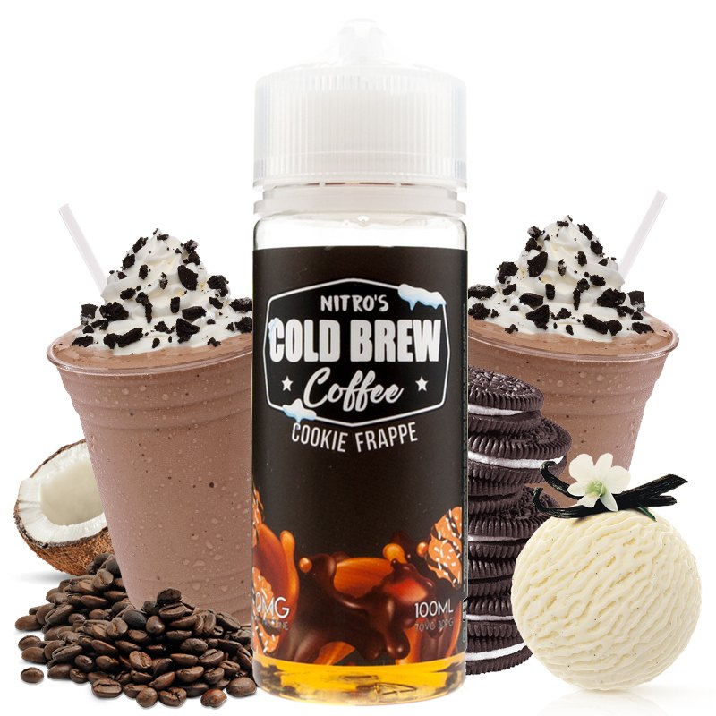 nitro's cold brew cookie frappe