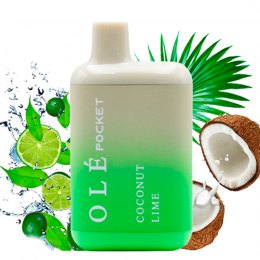 bud vape olé 800 pod desechable coconut lime 800puffs - bud vape olé pocket