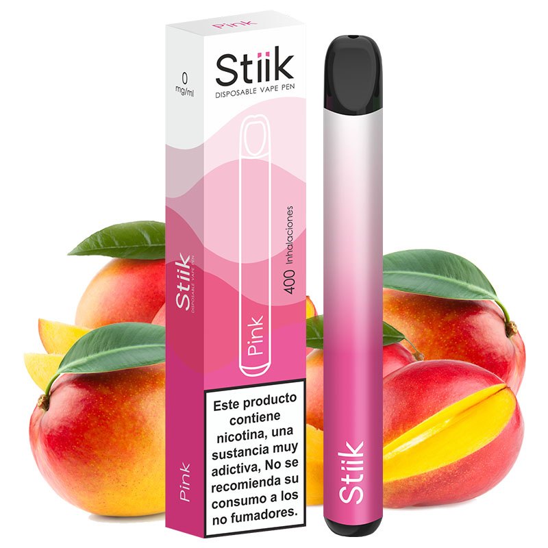 stiik pod desechable pink 400 puffs - stiik