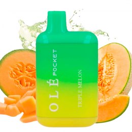 bud vape olé 800 pod desechable triple melon 800puffs - bud vape olé pocket