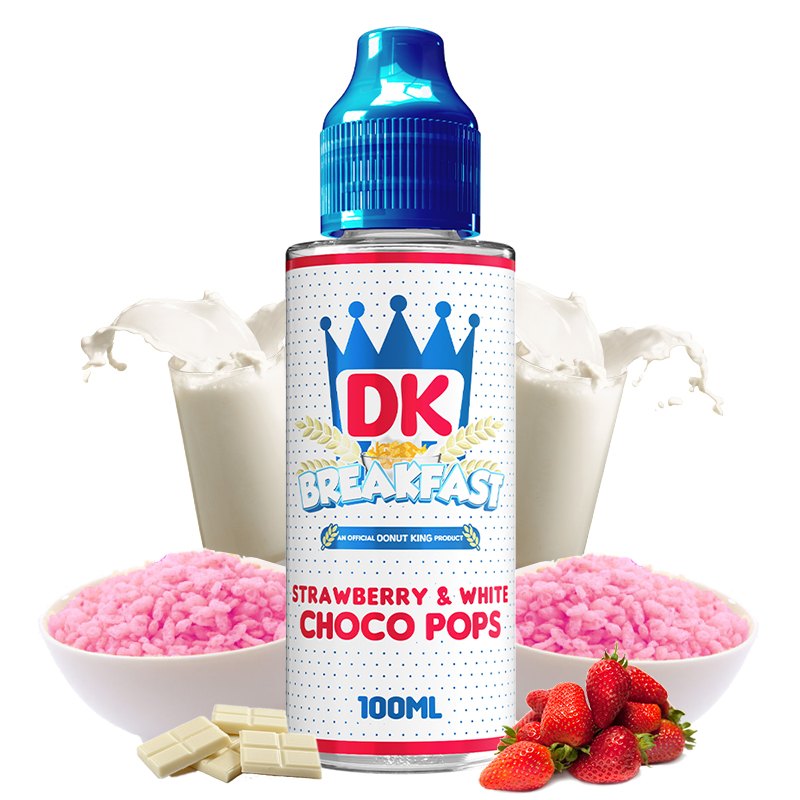 dk breakfast strawberry & white choco pops
