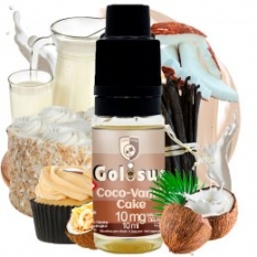 Coco-Vanilla Cake 10ml - Golosus Nic Salts