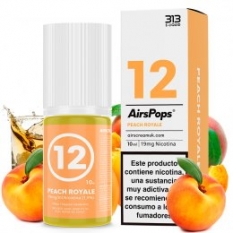 No.12 Peach Royale 10ml - 313 Nic Salts by Airscream