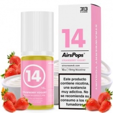 No.14 Strawberry Yogurt 10ml - 313 Nic Salts by Airscream