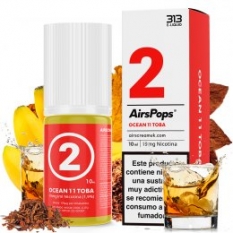 No.2 Ocean 11 Toba 10ml - 313 Nic Salts by Airscream