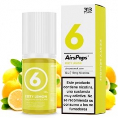 No.6 Zesty Lemon 10ml - 313 Nic Salrs by Airscream