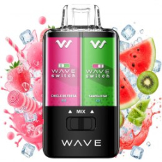 Pod desechable Sandia Kiwi Ice Chicle de Fresa Ice 40.000puffs - Bud Vape Wave Switch