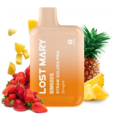 Pod desechable Strawberry Golden Piña 600puffs - Lost Mary BM600S
