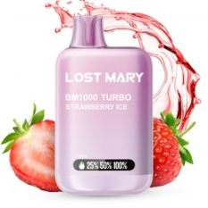 Pod desechable Strawberry Ice 1000puffs - Lost Mary BM1000
